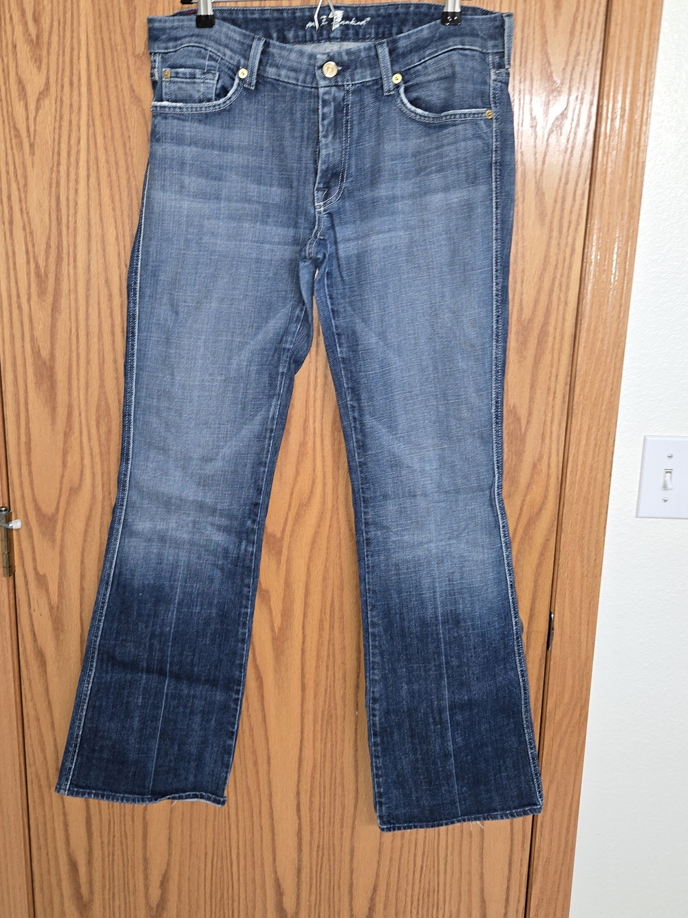 7 For All Mankind Classic Women's Blue Bootcut Jeans Size 32